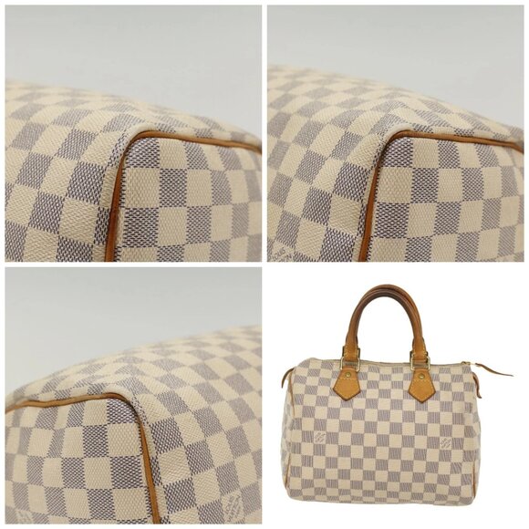 LOUIS VUITTON Damier Azur Speedy 25 Hand Bag - Picture 8 of 15